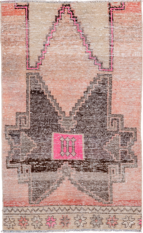 Vintage Oushak Area Rug (2' x 3')